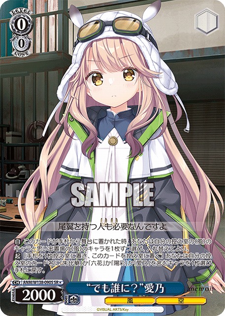 “でも誰に？”愛乃 (SR) 【ANM/W138-090SR】
